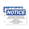 Signmission Co-Pay Is Due At The Time Of Visit Please, 7 in W x Rectangle, Vinyl Decal OS-2PACK-NS-D-57-L-10834 - alternate 1
